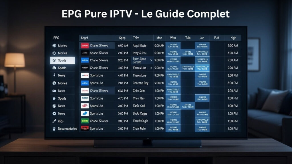 EPG Pure IPTV